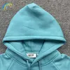 2023 Online Celebrity New Style Lake Bright Blue Hoodie Men Woman 1Cotton Fleece Thandduk broderad Trapstar Pullovers Sweatshirts