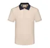 Поло рубашки роскошные италия мужские топы Tees Tees одежда одежда с коротким рукавом модная повседневная футболка для мужчин.