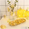 LED -str￤ngar Brelong Lewondr Light String Geometric Sier Leaf Metal Fairy 3 M / 20 Batteri Powered For Bedroom Wedding Christmas Drop Dhomn