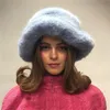Beanies Beanie/Skull Caps Fashion Ladies Girls Plush Hats Dome Cap Warm Decorative For Spring Fall och Winter Wearbeanie/Skull Chur22