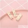 기타 30pcs/lot 28x12mm 시뮬레이션 초콜릿 블록 DIY 수지 부품 액세서리 플랫 백 카보콘 가짜 음식 피팅 전화 장식 DHDQ6