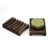 Doğal ahşap bambu sabun bulaşık tepsisi tutucu depolama sabun raf tabak kutusu kabı banyo duş tabağı banyo fy4366 tt0208