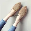 Dress Shoes Newest Fashion Pointed Toe Flat Shoes Woman Winter Fur Flats Plush Furry Soft bottom Loafers Women shoes zapatos de mujer T230208