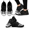 Jurk schoenen instantarts dames casual flats schoenen 3D piano keyboard muzikale print klassieke veter mesh sneakers vrouwtjes trainer schoenen meisje t230208