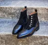 Italie hommes bottes haut chevalier chaussons hiver haut haut en cuir véritable messieurs Martin botte