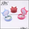 Andra mode Small Cute Princess Veet Ring Packaging Box Holder Earring Stud Pendant Organizer Storage Present Boxes Fall 913 Q2 Drop Dhuwp