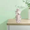 Party Decoration 2x Retro Resin Praying Angel Girl Figurine Fairy Prayer Sculpture