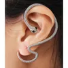 S3403 Ear Cuff Single Earring Piece Ear Clip Ear-hook Puncture Retro Serpentine Snake Ears Hang Personality Earrings