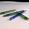 4 inch glazen pijpen tabak Hookahs sigaretten vleermuis houder glazen stro buis lepel waterpijpen helder dik filtertips tester