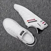 Zapatos de vestir para hombre Casual ligero transpirable plano con cordones zapatillas de deporte blanco viajes de negocios Unisex Tenis Masculino 230208