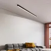 Ceiling Lights No Main Light Lighting Long Strip Surface Mounted Linear Lamp Simple Balcony Bedroom Sofa Background Living Room