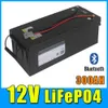 12V LiFePO4 Bluetooth BMS 12.8V 300AH Lithium iron Phosphate Battery RV Solar Storage Boat Yacht