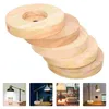 Lamp Holders 5 Pcs Round Table Base Night Stand Accessories