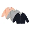 Jackets 1-4 anos Jaqueta de bebê Fleece Winter Infant Girls Coat Boys Boys Casual Cotton Outerwear Roupos