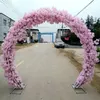 Artificial Cherry Blossom Fake Flower Garland White Pink Red Purple Available 1 M/Pcs for Wedding DIY Decoration FY3850