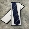 2023 neue Männer Krawatte Herren Designer Krawatten Anzug Krawatte Luxus Business Herren Seidenkrawatte Party Hochzeit Krawatte Krawatte Cravatino Krawatte Halskette mit Box