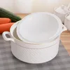 プレート1つのポットヘッドJingdezhen Ceramics Soup with Lid European Style Dishes Set Kitchen Suppliesディナーウェアセット