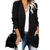 Vestes Femmes Femmes Automne Hiver À Manches Longues Ouvert Cardigan Poches Tricot Manteau Vêtements De Survêtement