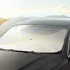 Parabrezza per auto Parasole Ombrello Tipo Parasole per finestrino della macchina Protezione solare estiva Panno isolante termico per l'ombreggiatura anteriore dell'auto