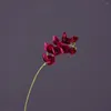 装飾的な花8ヘッドリアルタッチグッド品質の人工ファレーエノプシス蝶蘭27 "