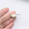 Charms Eruifa 20Pcs 17Mm Wholesell Pretty Heart Love Zinc Alloy Necklace Earring Fashion Jewelry Handmade Diy Pendant 2 Colors Dhmvz