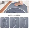 Carpets Super Absorbent Bath Mat Household Large River Oval PVC Smooth Cutting Edge Rubber Antiskid Bottom Skin-friendly RugsCarpets