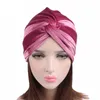 New velvet elastic scarf cap cross twist cap chemotherapy cap Women's hat