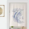 Curtain & Drapes Fabric Partition Bedroom Bathroom Door Half Panel Tube Blackout Home Decor