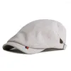 Basker fyra säsonger Sboy Caps Men's Brand Hats Casual Style Retro Sun Visor Male Peaky Blinder Edical Beret Vintage