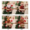Decorazioni natalizie 1xRegalo di Natale Albero di Natale Ciondolo appeso Bambola Ornamento Decorazione della tavola di casa