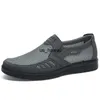 Klädskor 38-48 MANNEN CASUAL SCHOENEN MANNEN ZOMER STIJL MESH FLATS VOOR MANNEN LOAFER KLIMPLANTEN CASUELL HIGH-END SCHOENEN T230208