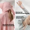 Racingjackor Ice Silk Women Sun Protection Anti-ultraviolet Thin Sunshade Breattable Hooded Tops för Cycling Fitness