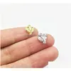 Charms eruifa 20st 10 8mm mini elefanthuvudh￤nge halsband ￶rh￤nge smycken diy handgjorda guld bly/nickle drop leverans 202 dh5hs