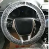 Steering Wheel Covers Disposables Car 100 Pcs Universally Cover And Gear Shift With Elastic Bands Universal