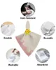 Table Napkin 4/6/8pcs Easter Egg Silhouette Napkins Cloth Wedding Party Festival Kitchen Dinner Handkerchief