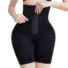 Women's Shapers BuLifter Waist Trainer Body Shaper High Firm Belly Control Short Shapewear Mid Thigh Slimmer Girdle Underwear With Hook
