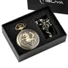 Pocket Watches Retro Tone Fullmetal Alchemist High Grade Gifts Sets Pocket Watch Cosplay Edward Elric Anime Design Japan Anime Necklace Clock 230208