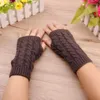 Ginocchiere 20cm Copribraccio invernale da donna Scaldamuscoli Unisex Adulto Guanti senza dita lavorati a maglia Lady Autumn Handwrist Sweet Warmer Mittens