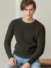 Men's Sweaters Sweater Pullover Men Cotton Knit Spring Jumpers Autumn Male Knitwear Pink Black 2023 DropMen's