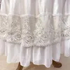 Nappe Nappe Haut Sens Robe De Mariée Française Paillettes Dentelle Broderie Blanc Fin Européenne