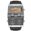 Zegarek 2023 MĘŻCZYZN Big Watches Oulm Fashion Rectangle sport