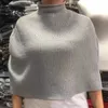 Schals Winter Männer Weibliche Hohe Kragen Stricken Schal Schal Frauen Dick Gestrickte Pullover Warme Mantel Weste Poncho Schals 2023