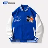 Heren Jassen Lente en Herfst Losse Piloot Jas Amerikaanse Stijl Hiphop Jassen Mode Retro Honkbal Uniform 230207