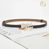 Riemen nieuwe dames designer riem verstelbare luxe lederen rok decoratieve riem zomervaartpak taille gesp. Kleine riem g230207