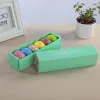 Macaron 6 packar mini cupcake lådor med locklådans förpackningslåda för festchokladbox TT0208