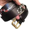 Fashion black genuine leather designer belt snake pin buckle womens with box men belts mens ceinture accesories