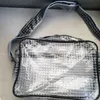 Midjepåsar antistatisk renrumsingenjörsväska för halvledare Clear PVC Satchel Crossbody Messenger 230208