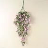 Decorative Flowers 2pcs Artificial Ivy Leaf Garland Fake Foliage Wall Hanging Basket Flower Wedding Festival Party Home Garden Shop