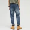 Pantaloni lunghi in cotone casual da uomo invernali e autunnali firmati Jeans da uomo antivento alla moda