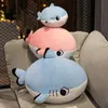 Joli jouet en peluche requin de dessin animé, animaux en peluche Kawaii, coussin d'oreiller, jouets animaux Kawaii pour filles/amoureux de la saint-valentin